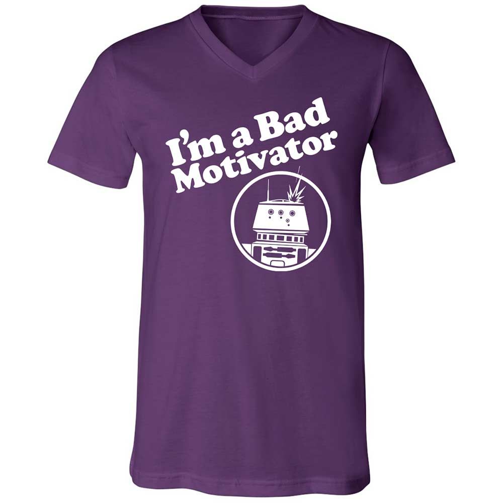 Unisex V-Neck T-Shirt - L1WZAMZG - Team Purple - 10