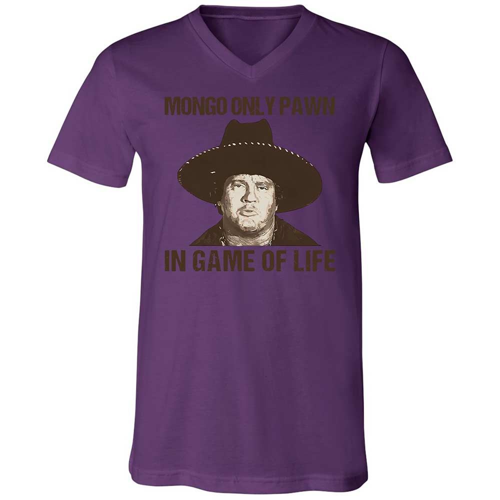 Unisex V-Neck T-Shirt - 4VXKVZV9 - Team Purple - 10