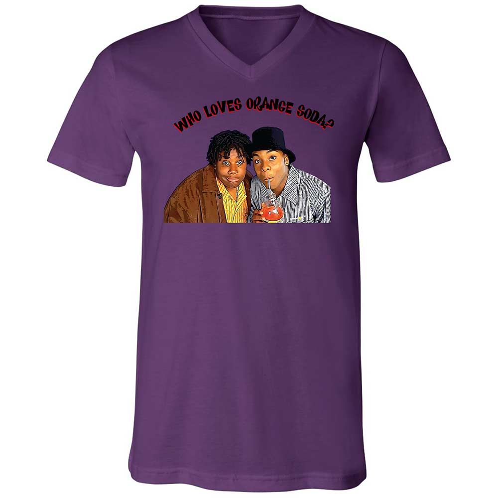 Unisex V-Neck T-Shirt - 6QLHPXE3 - Team Purple - 10