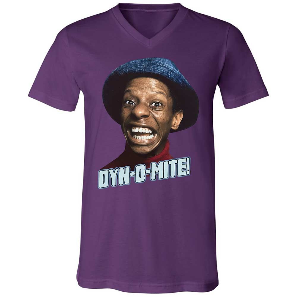 Unisex V-Neck T-Shirt - CCQ7XMJN - Team Purple - 10