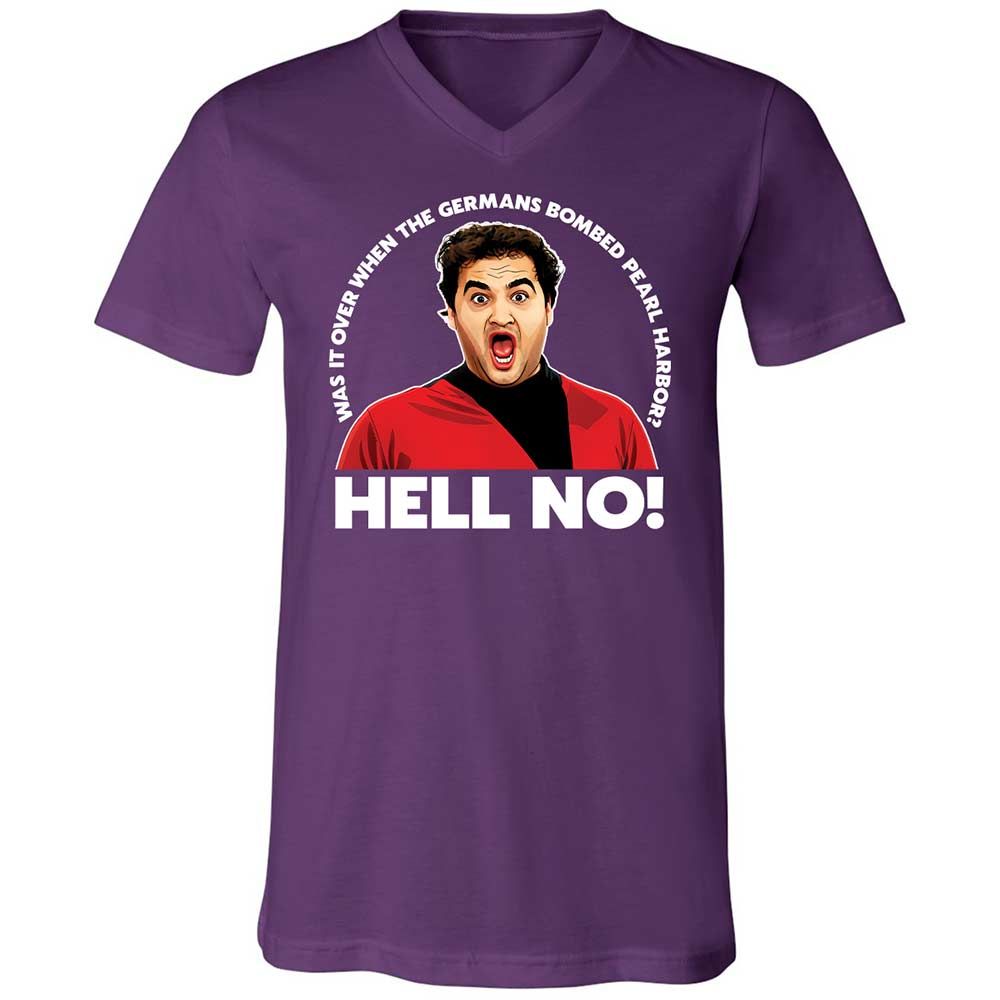 Unisex V-Neck T-Shirt - 76HWAPHS - Team Purple - 10