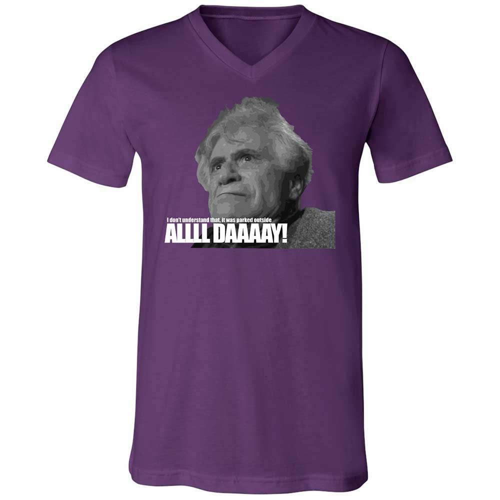 Unisex V-Neck T-Shirt - 577CGKYR - Team Purple - 10