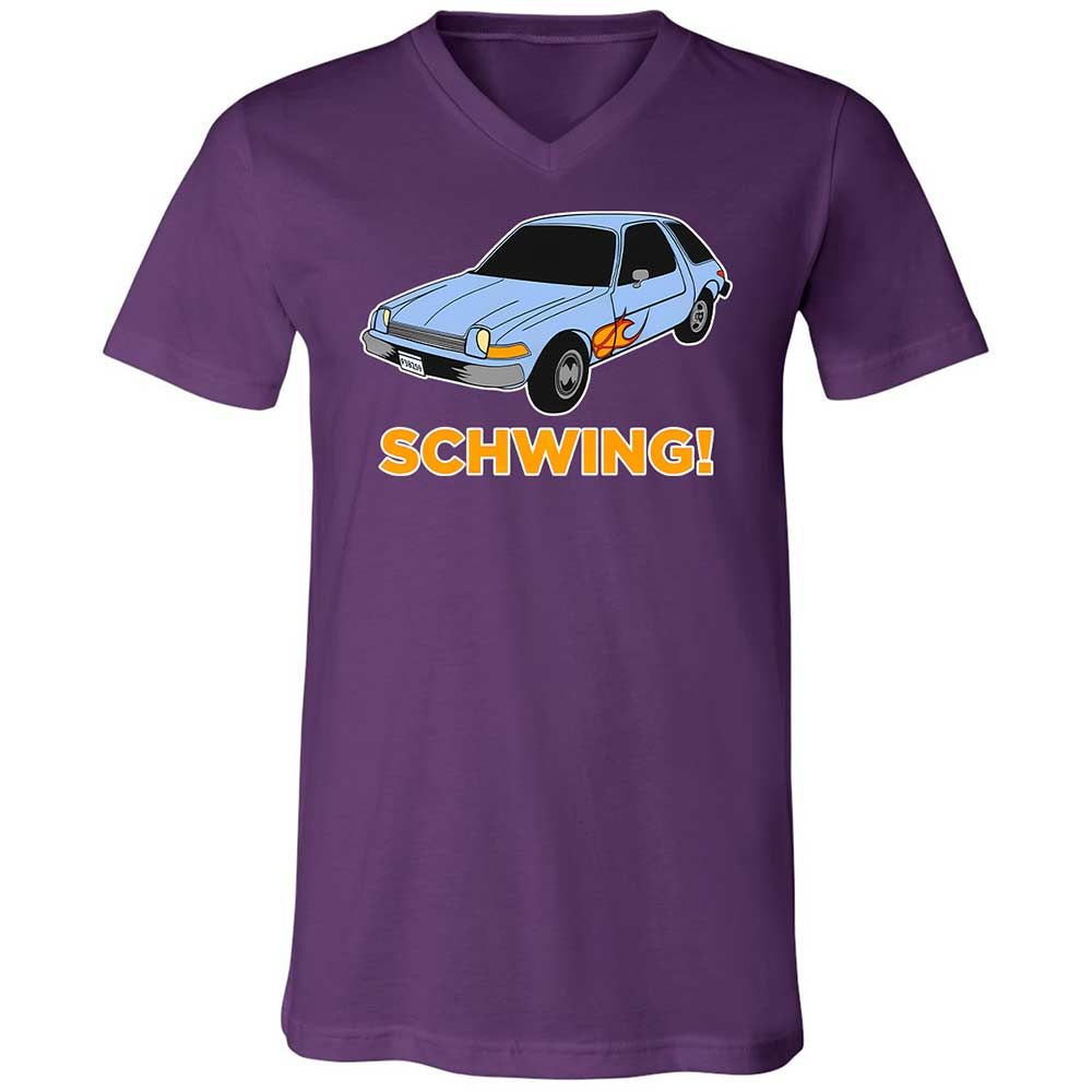 Unisex V-Neck T-Shirt - JB2PHA2D - Team Purple - 10