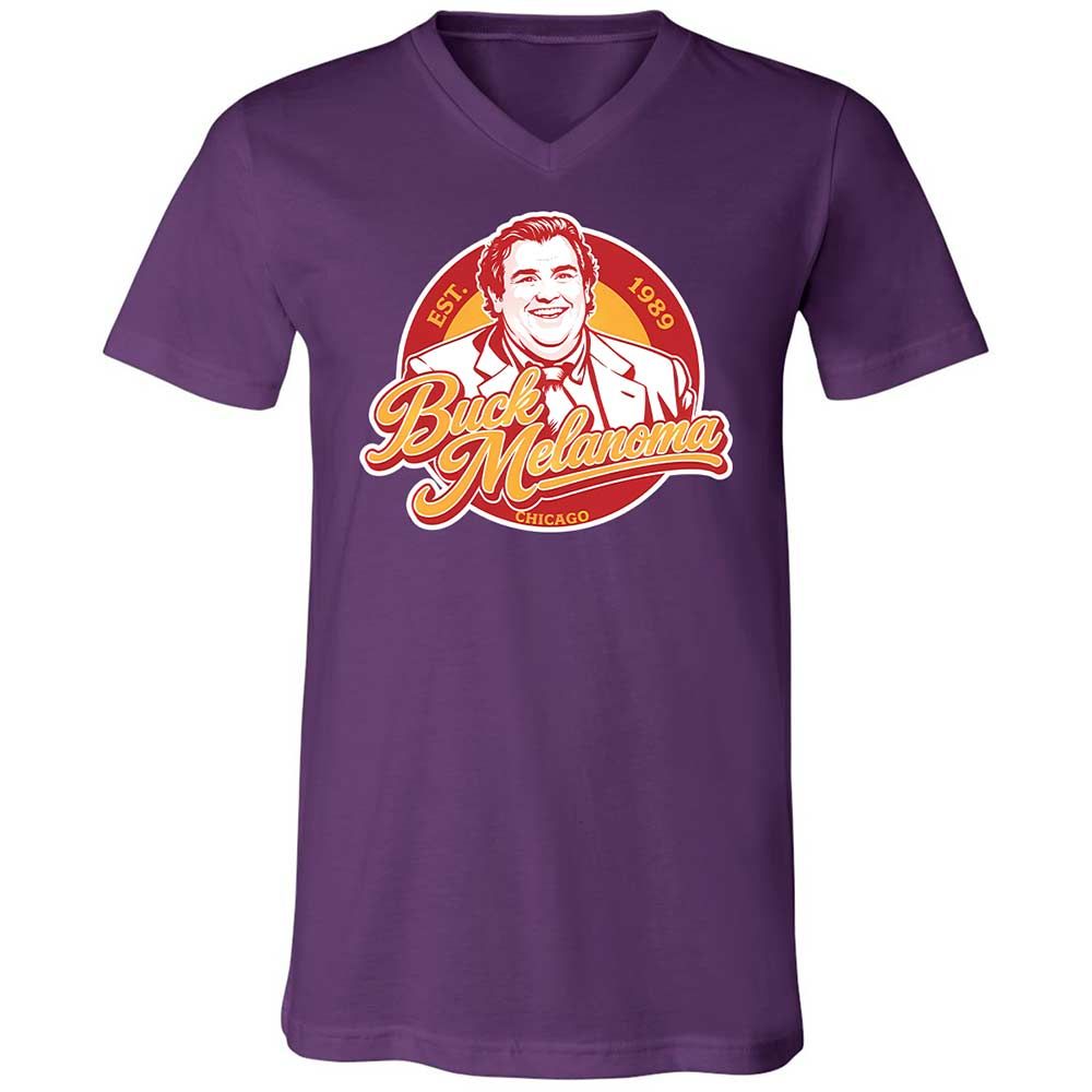 Unisex V-Neck T-Shirt - HPW8ZTEC - Team Purple - 10