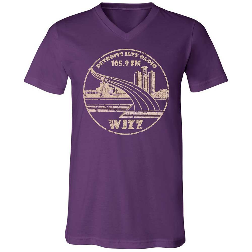 Unisex V-Neck T-Shirt - 7NWAS2FT - Team Purple - 10
