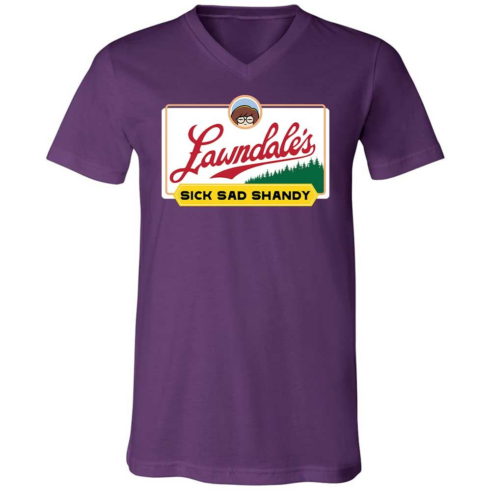 Unisex V-Neck T-Shirt - SRGN21SY - Team Purple - 10