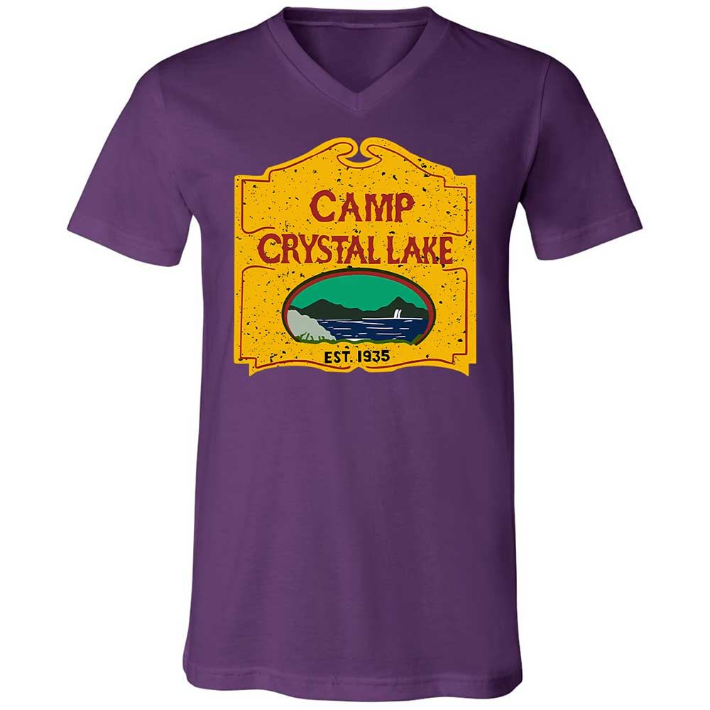 Unisex V-Neck T-Shirt - HMD99AW6 - Team Purple - 10
