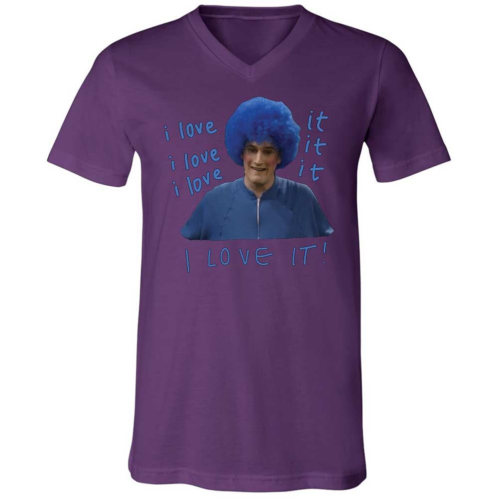 Unisex V-Neck T-Shirt - 136ESRPW - Team Purple - 10