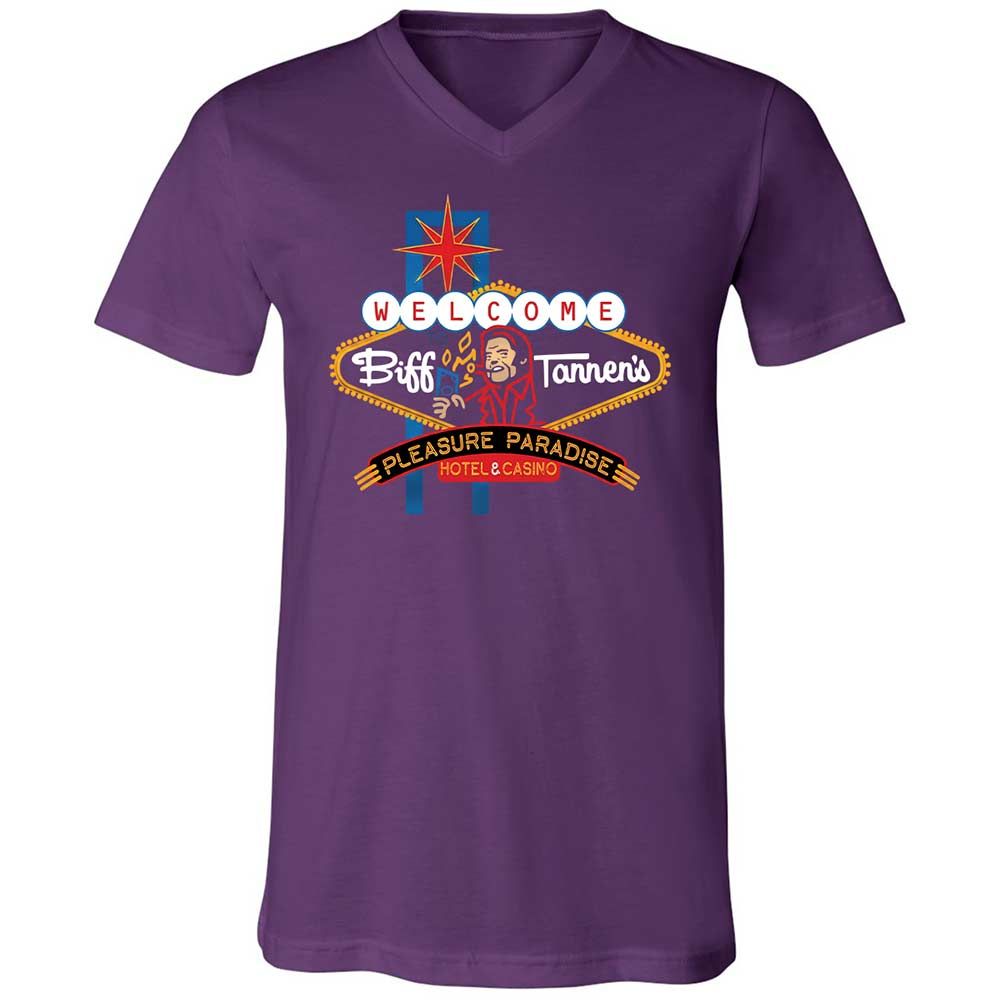 Unisex V-Neck T-Shirt - 65NG5M7V - Team Purple - 10