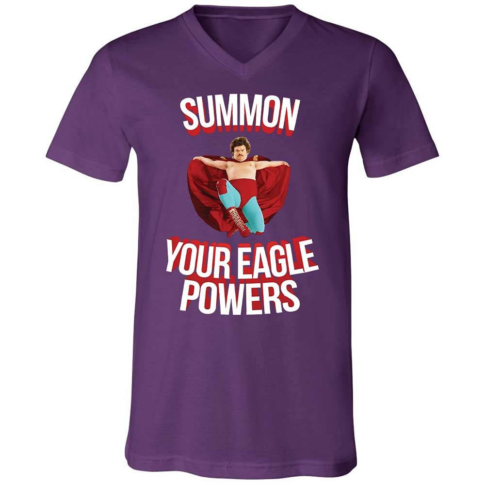 Unisex V-Neck T-Shirt - FCH52RGF - Team Purple - 10