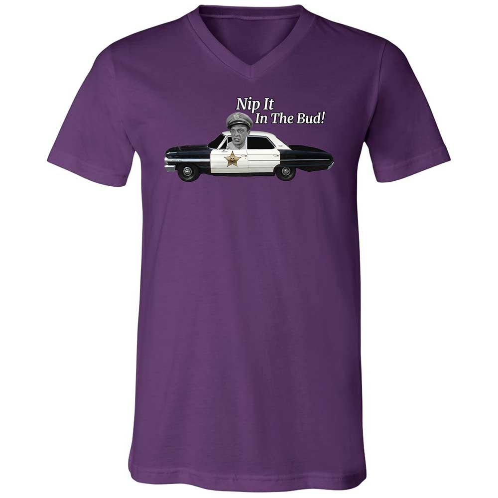 Unisex V-Neck T-Shirt - Z7DQBG1T - Team Purple - 10