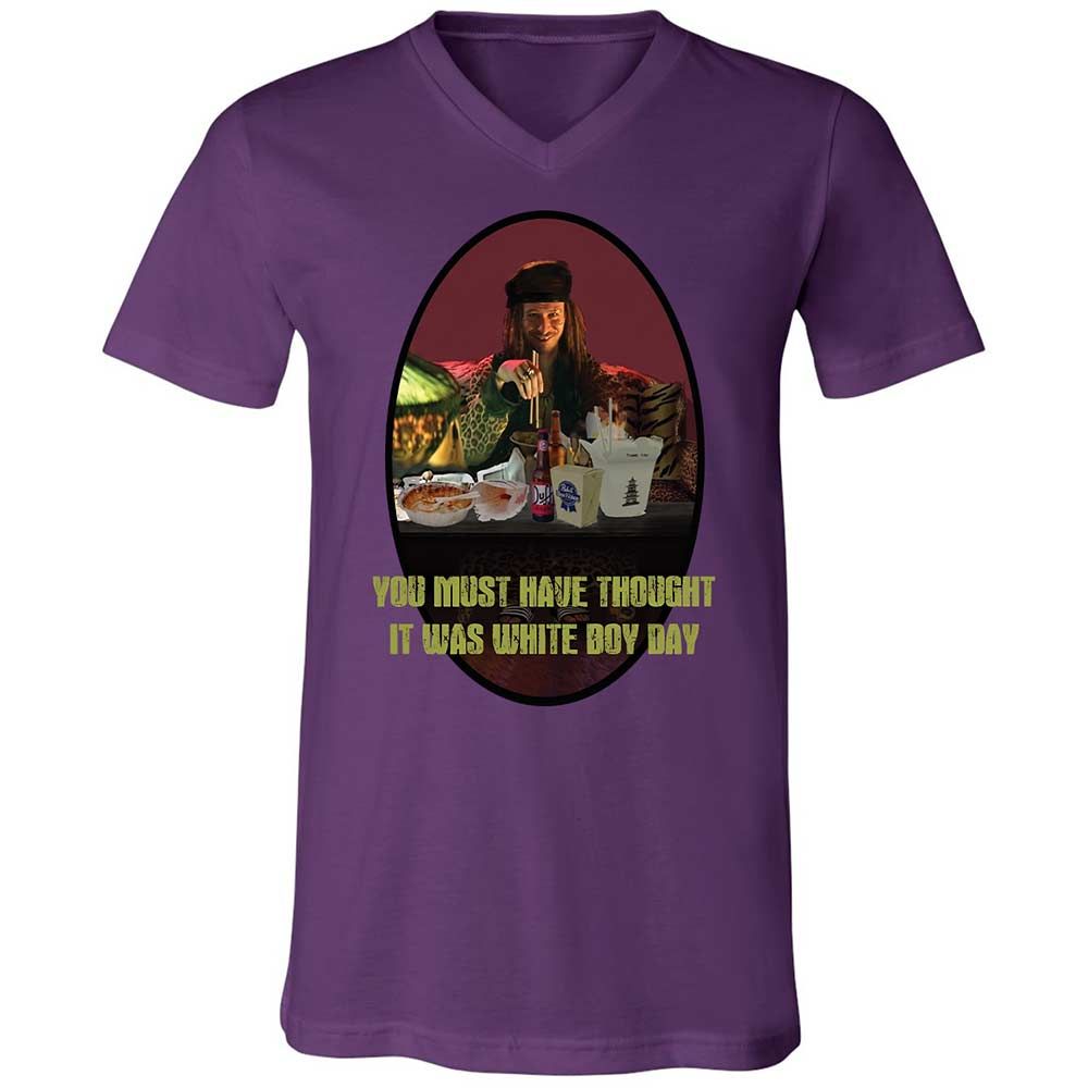 Unisex V-Neck T-Shirt - KWL4XA13 - Team Purple - 10