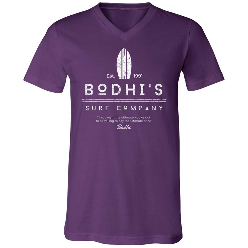 Unisex V-Neck T-Shirt - WQGQXWLG - Team Purple - 10