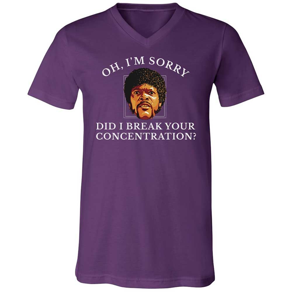 Unisex V-Neck T-Shirt - HFYCRKTJ - Team Purple - 10