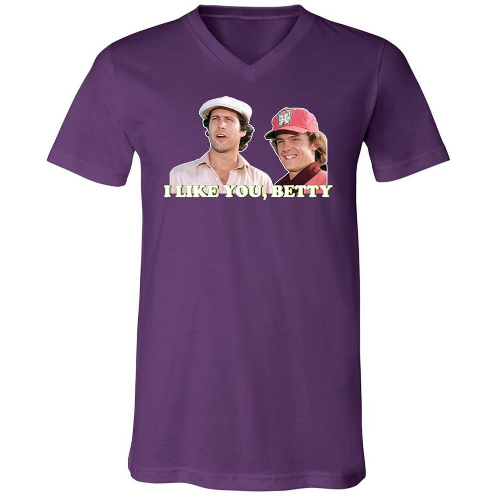 Unisex V-Neck T-Shirt - ZE3LN7TP - Team Purple - 10
