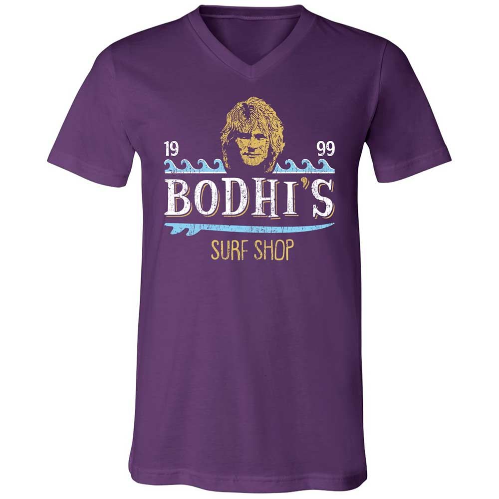 Unisex V-Neck T-Shirt - 1MEY3HEL - Team Purple - 10