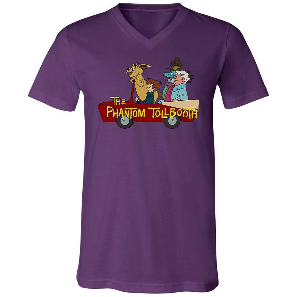 Unisex V-Neck T-Shirt - BRPMXCQW - Team Purple - 10