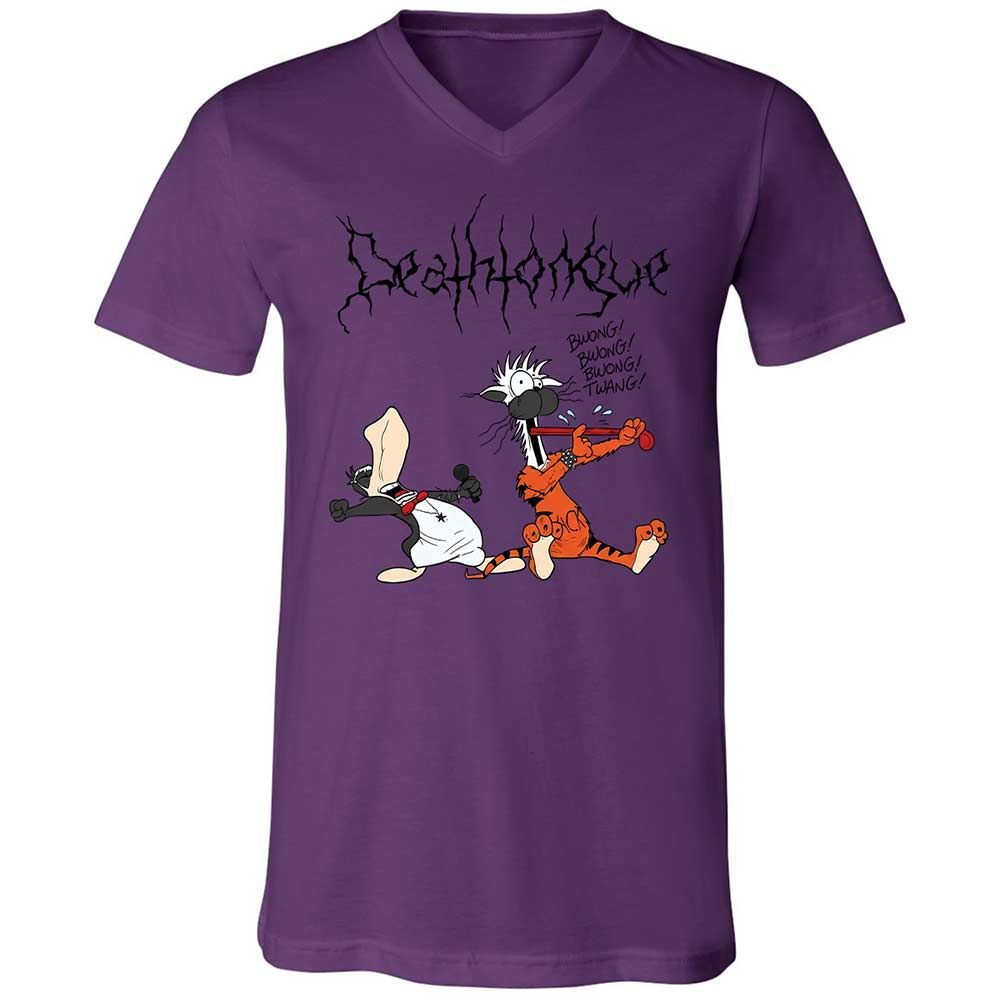 Unisex V-Neck T-Shirt - BV5STU4C - Team Purple - 10