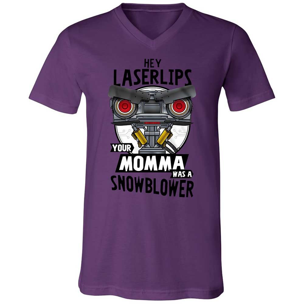 Unisex V-Neck T-Shirt - FC19B7ZG - Team Purple - 10