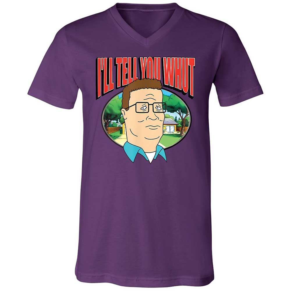 Unisex V-Neck T-Shirt - RHL3F2ME - Team Purple - 10