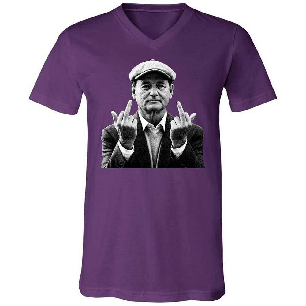 Bill Murray Middle Finger - Team Purple - 10