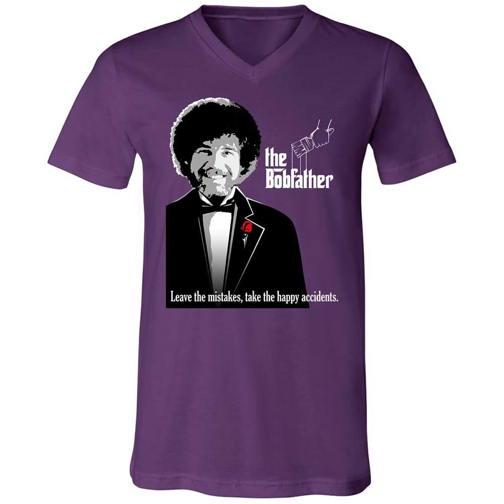 Unisex V-Neck T-Shirt - 7K6NTHNK - Team Purple - 10