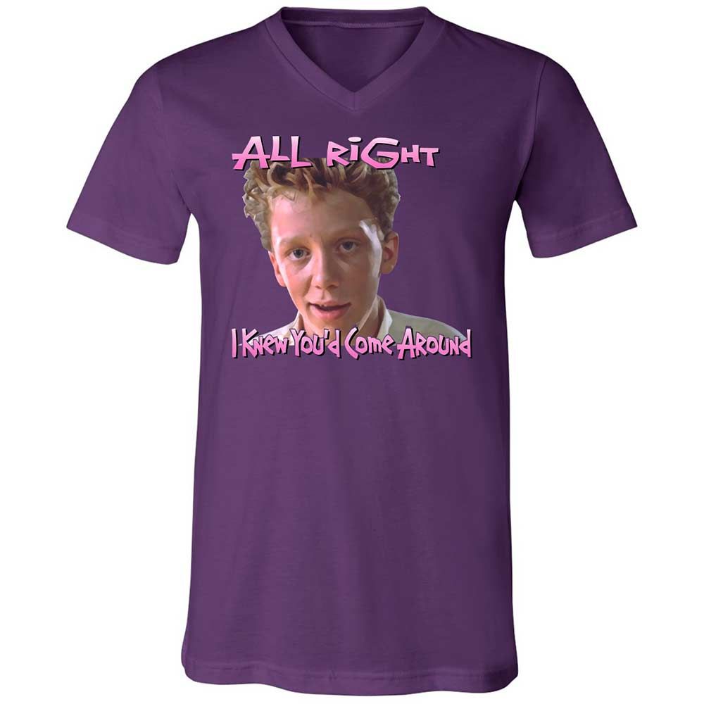 Unisex V-Neck T-Shirt - PSEPN4ZE - Team Purple - 10