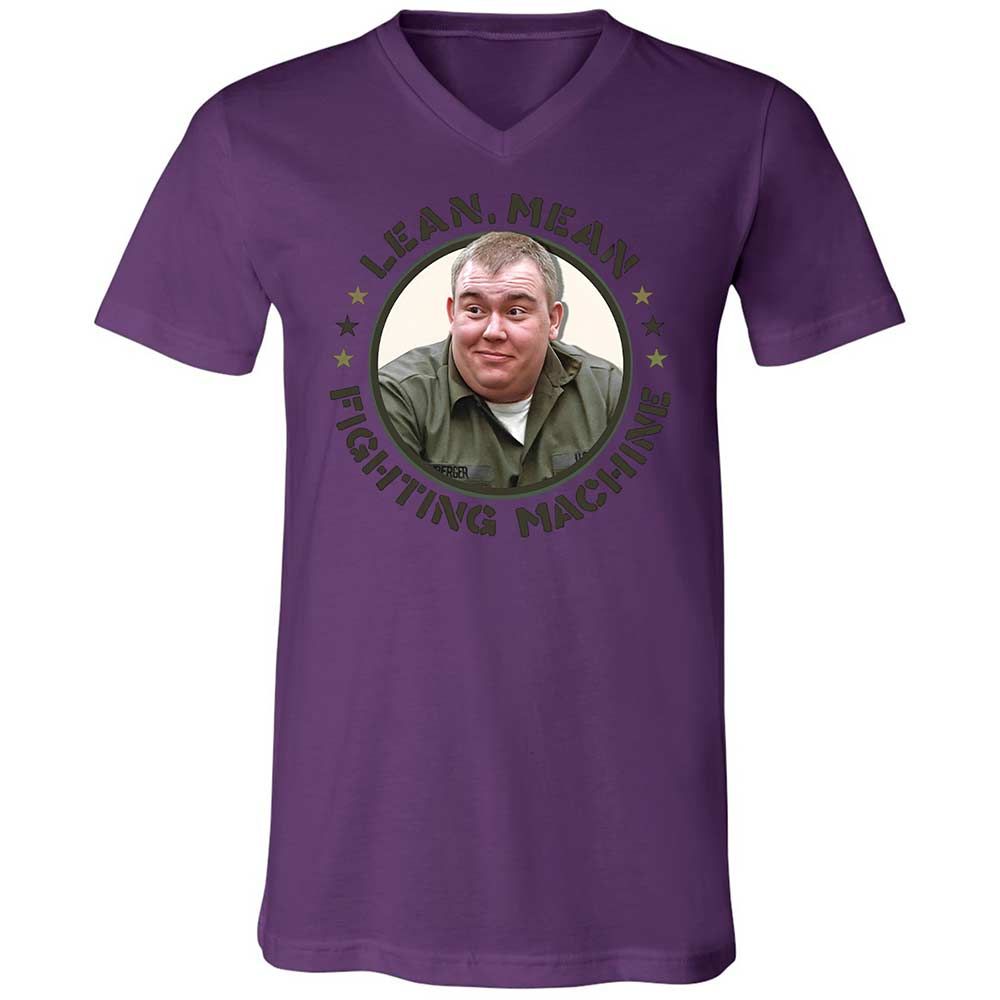 Unisex V-Neck T-Shirt - E54QFZNS - Team Purple - 10