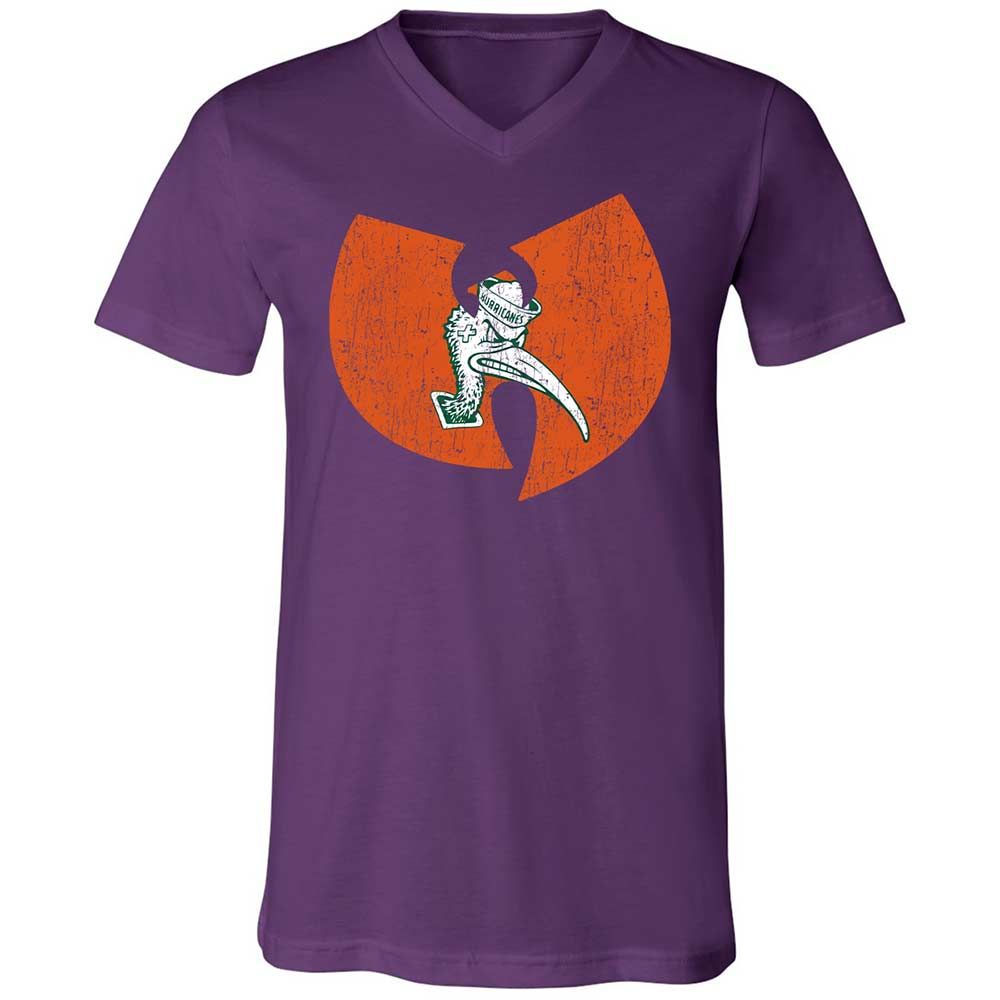 Unisex V-Neck T-Shirt - 664ZFFS9 - Team Purple - 10