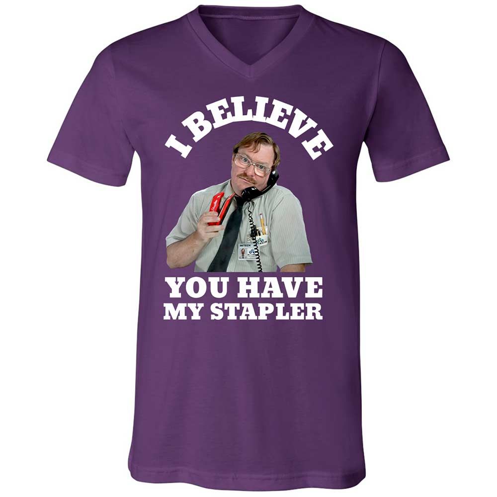 Unisex V-Neck T-Shirt - ALT72F24 - Team Purple - 10