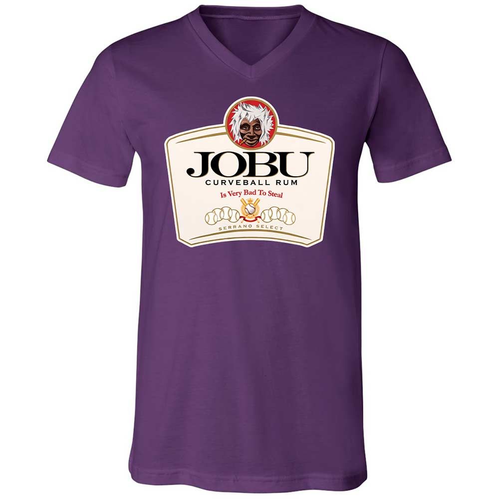 Unisex V-Neck T-Shirt - RLX1VLXW - Team Purple - 10