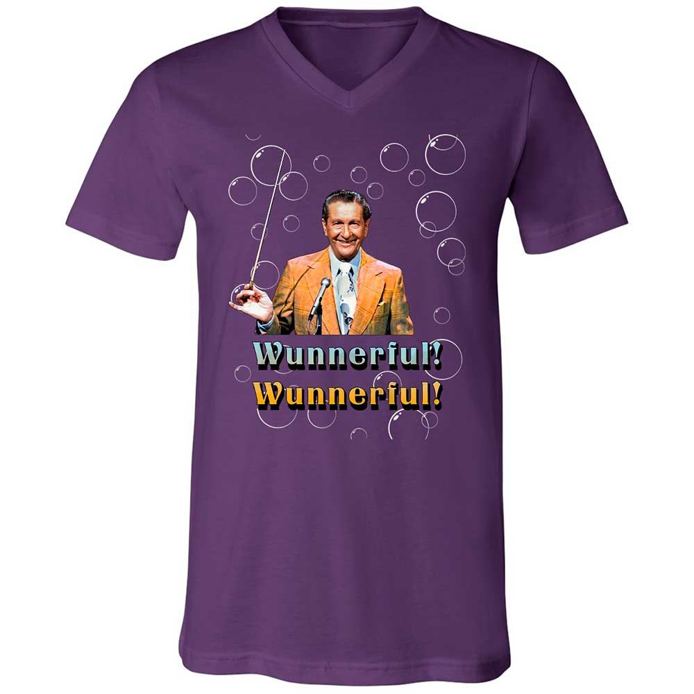 Unisex V-Neck T-Shirt - NH8RQ3TR - Team Purple - 10