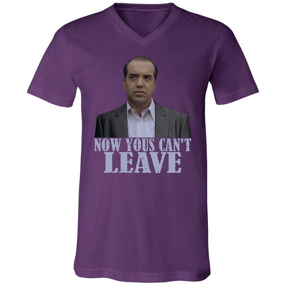 Unisex V-Neck T-Shirt - L3LRG4L3 - Team Purple - 10