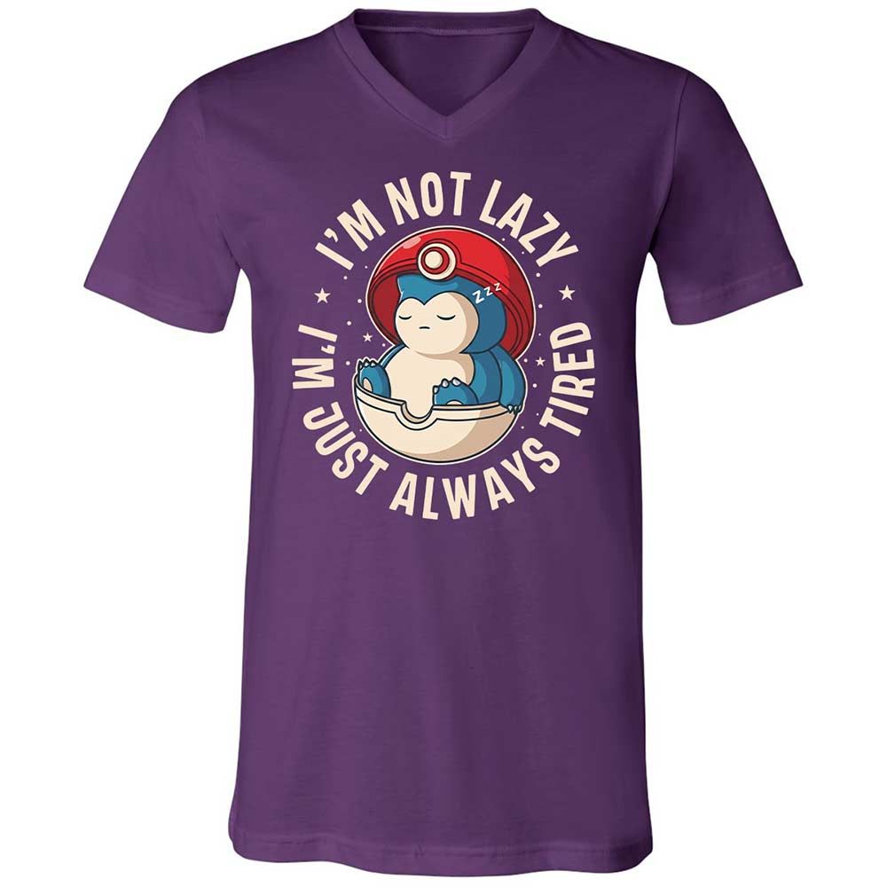 Unisex V-Neck T-Shirt - UT5T9K3M - Team Purple - 10