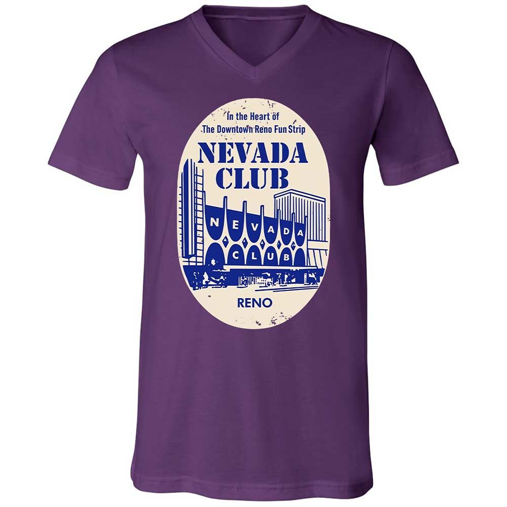 Unisex V-Neck T-Shirt - YMDK1FYG - Team Purple - 10