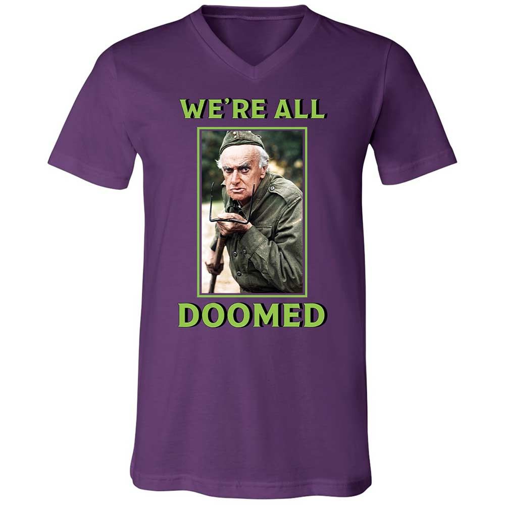 Unisex V-Neck T-Shirt - TC4U2W48 - Team Purple - 10