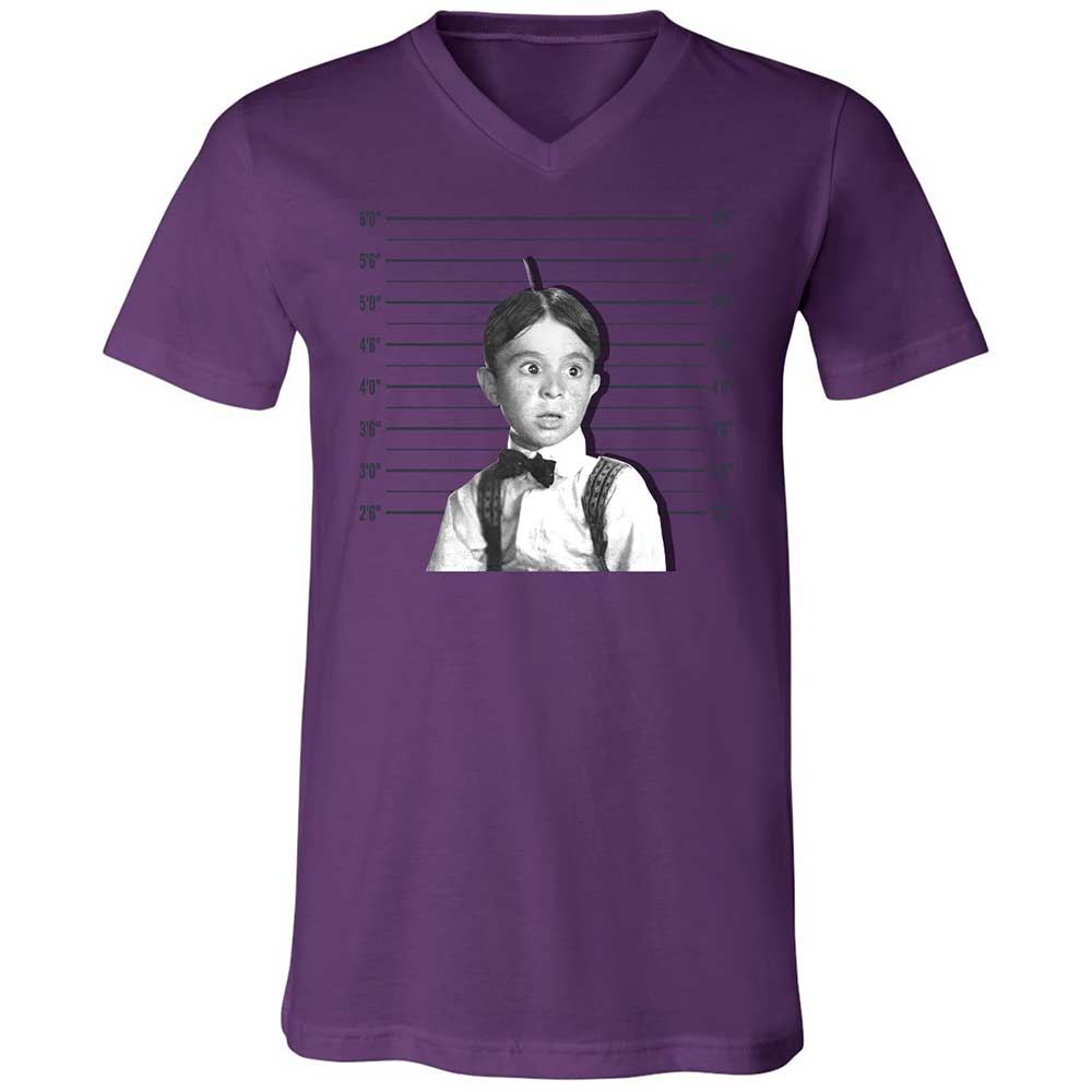 Unisex V-Neck T-Shirt - M89Y22R8 - Team Purple - 10