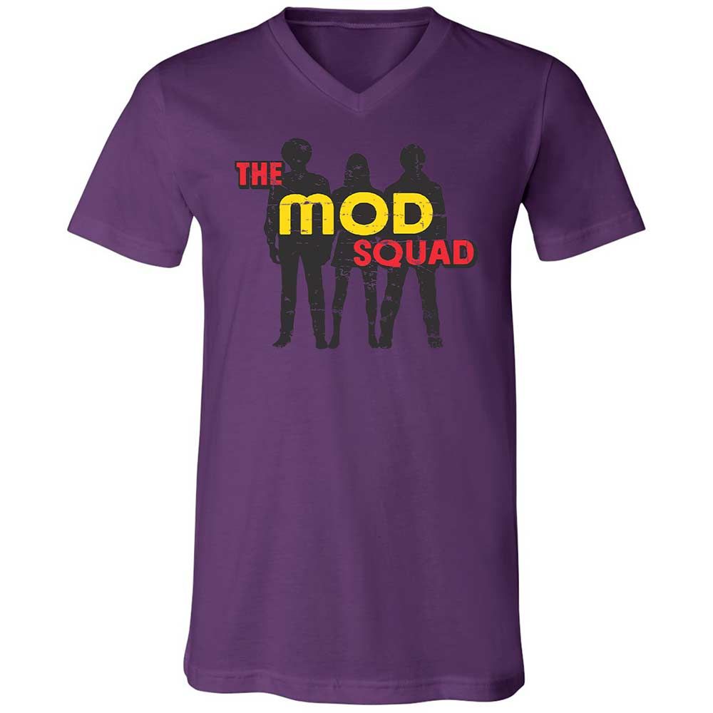 Unisex V-Neck T-Shirt - DDW5TQA7 - Team Purple - 10