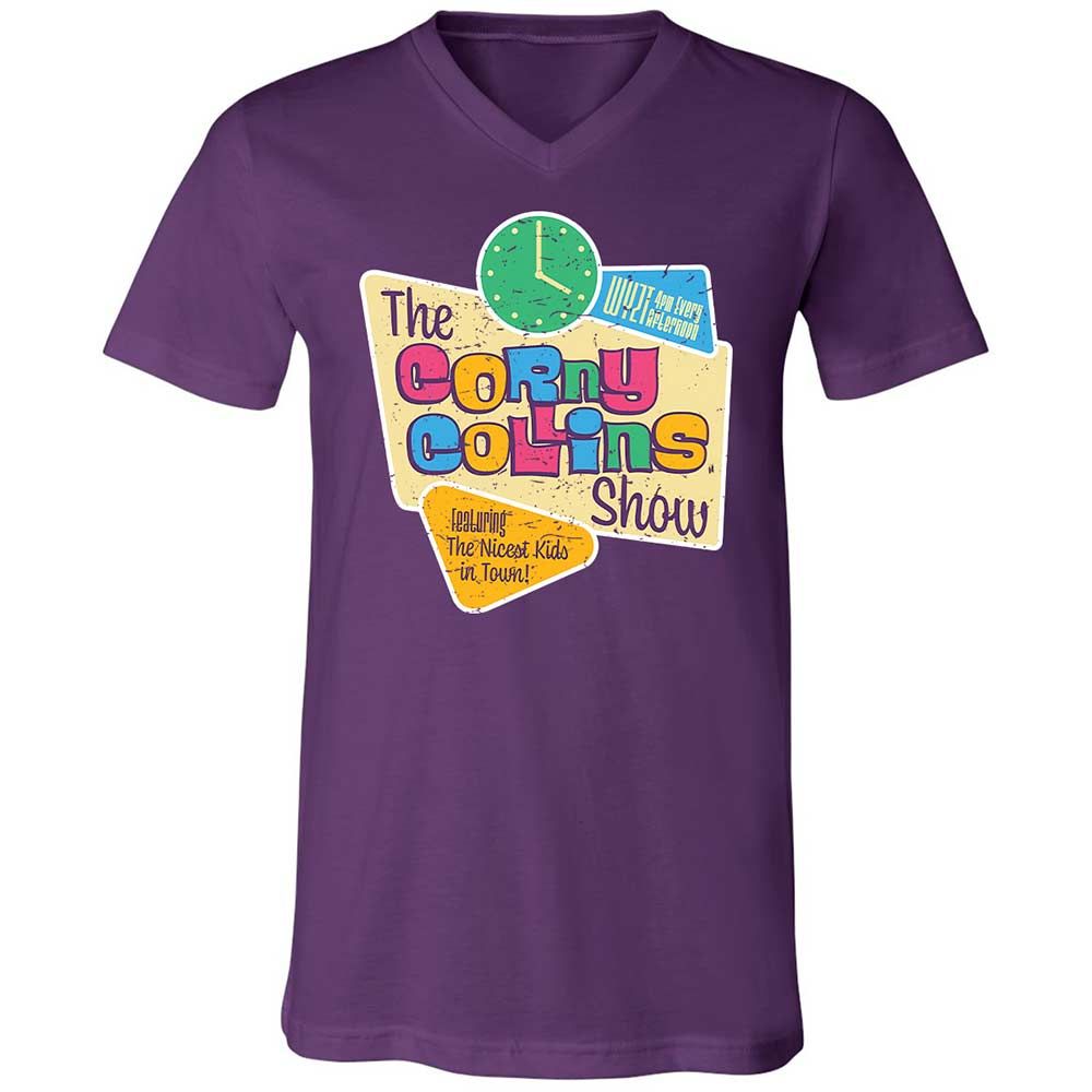Unisex V-Neck T-Shirt - MR2JU1WL - Team Purple - 10