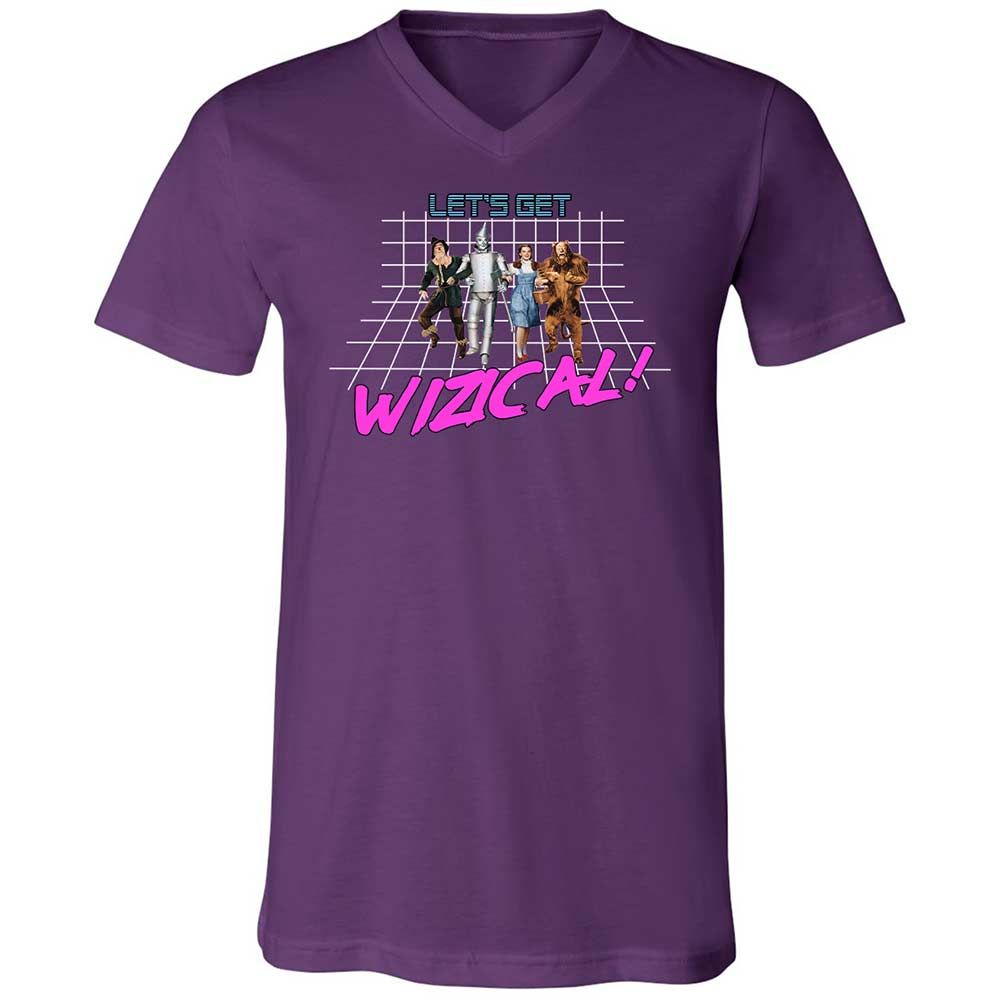 Unisex V-Neck T-Shirt - PM9Q4QXW - Team Purple - 10