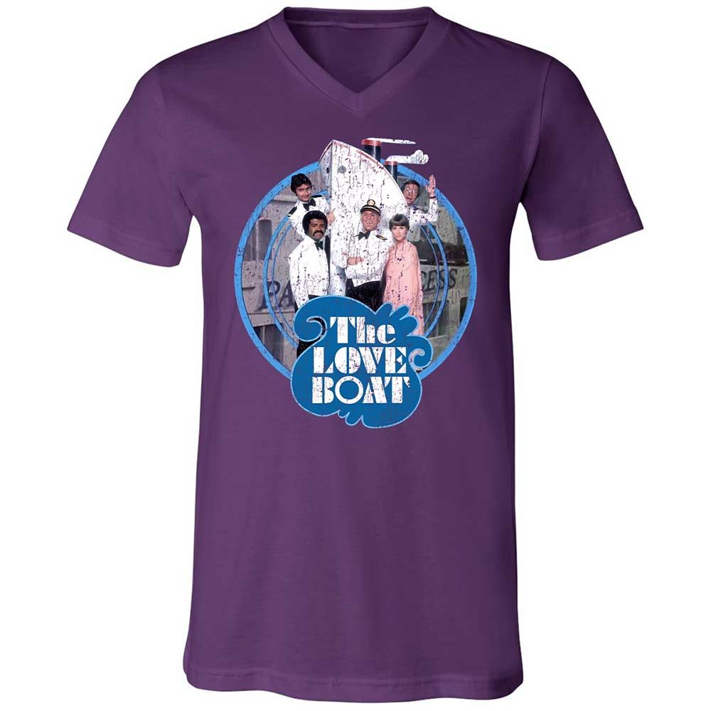 Unisex V-Neck T-Shirt - MEYLLC2Y - Team Purple - 10