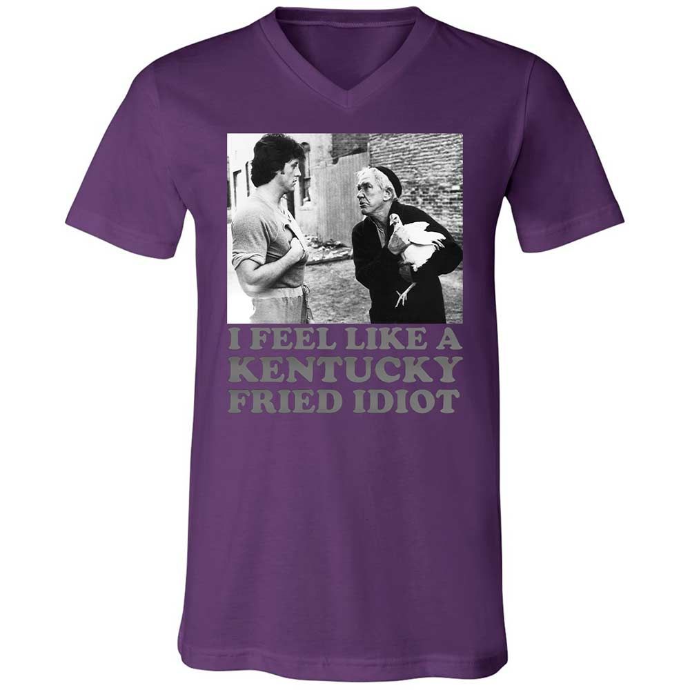 Unisex V-Neck T-Shirt - EJASL6Y7 - Team Purple - 10