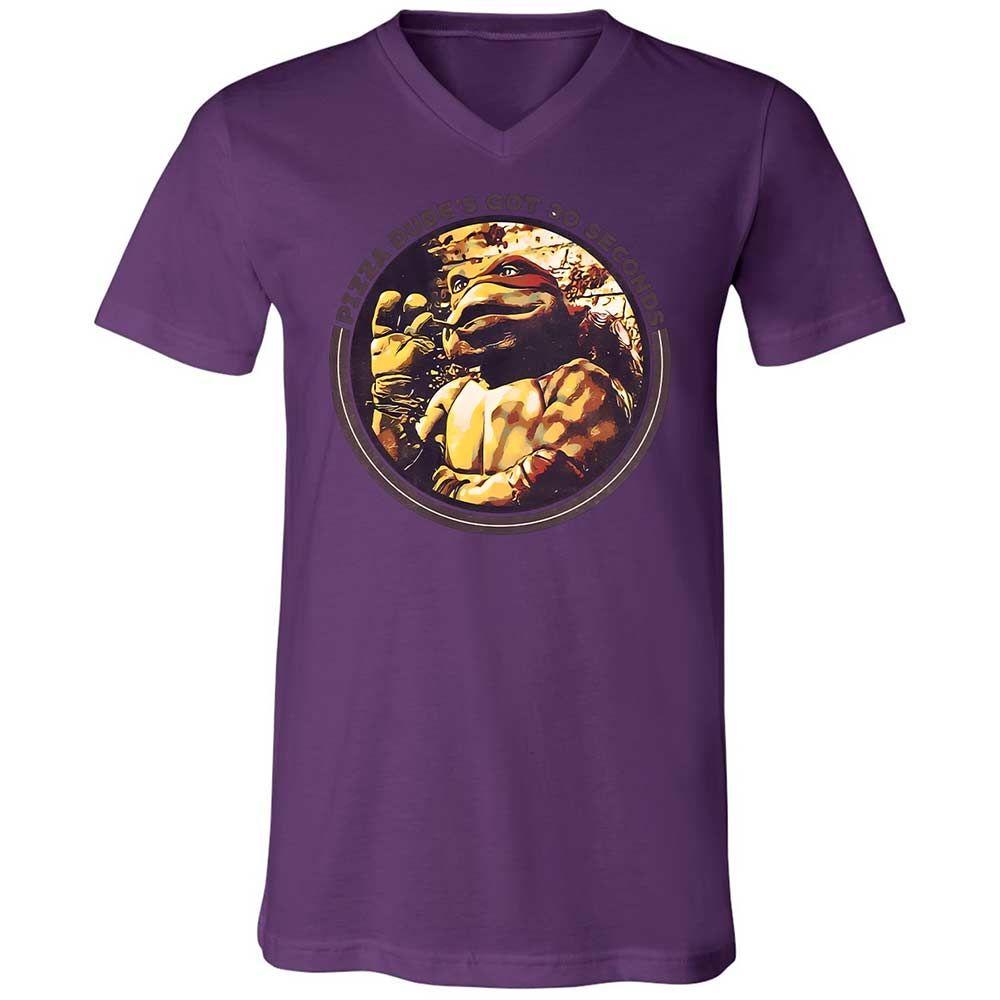 Unisex V-Neck T-Shirt - TMX7ZPRY - Team Purple - 10
