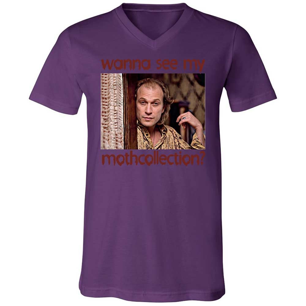 Unisex V-Neck T-Shirt - E2CE6DL4 - Team Purple - 10