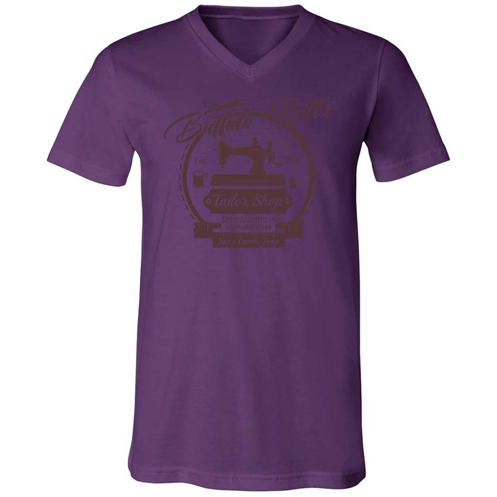 Unisex V-Neck T-Shirt - 7J74FXUU - Team Purple - 10