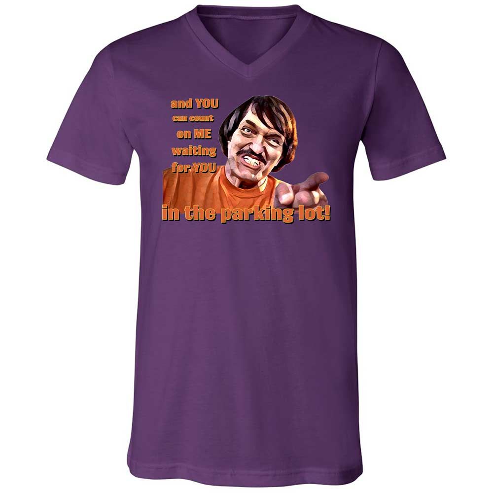 Unisex V-Neck T-Shirt - LZ1FNZML - Team Purple - 10