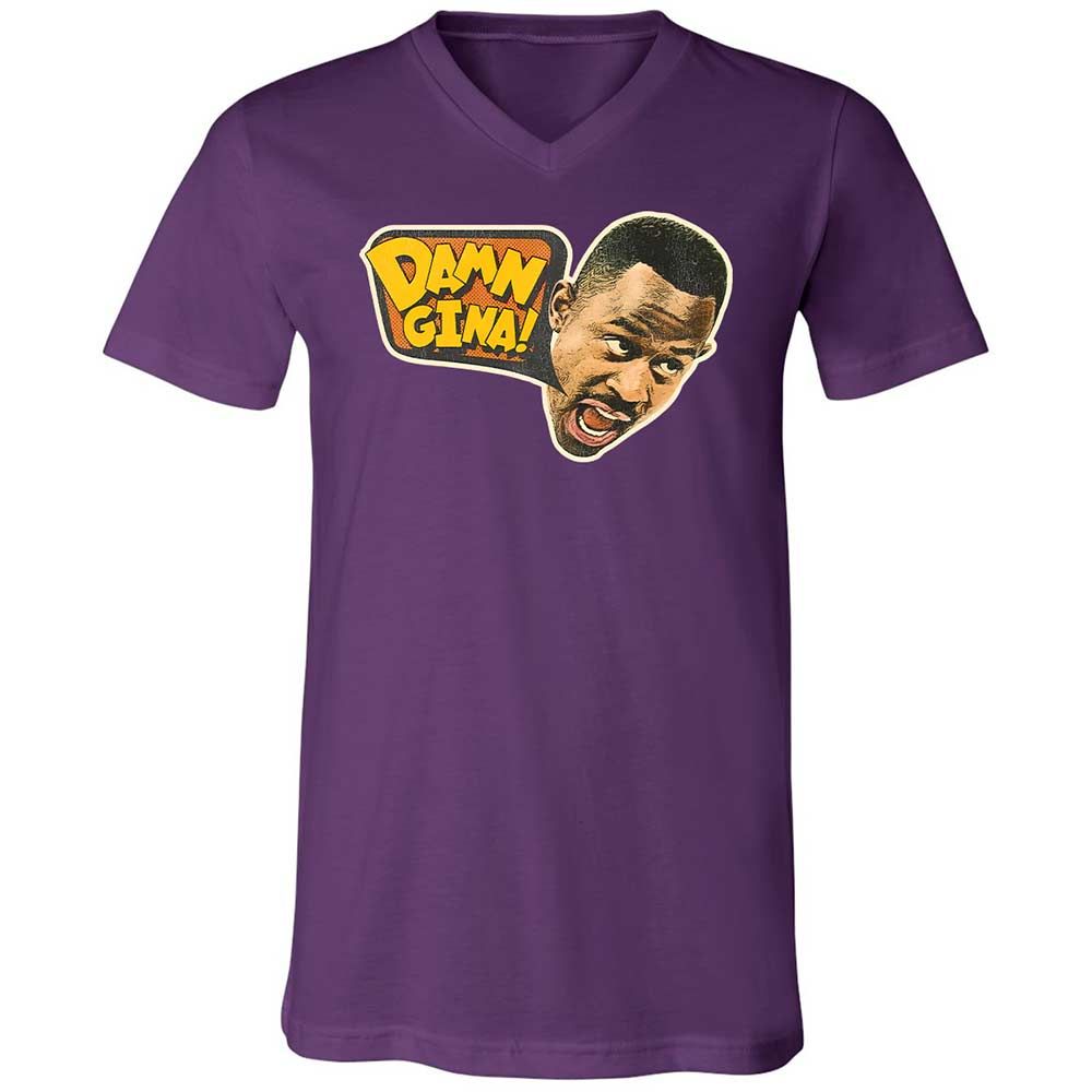 Unisex V-Neck T-Shirt - 4PQSR12N - Team Purple - 10