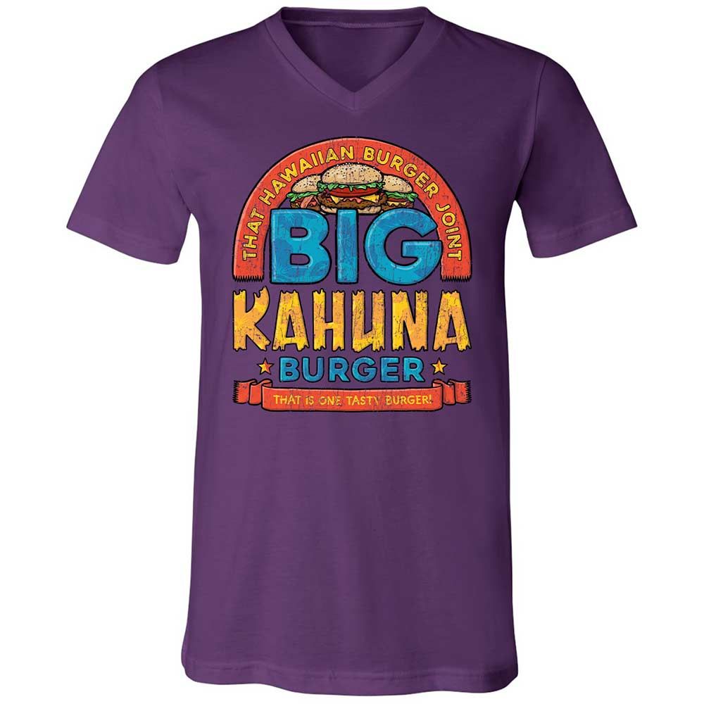 Unisex V-Neck T-Shirt - T4NZTXLQ - Team Purple - 10