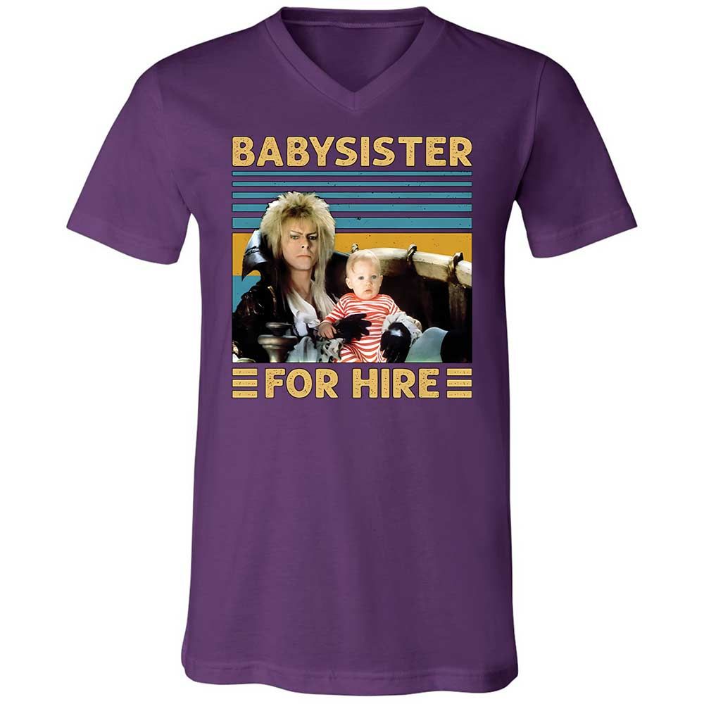 Unisex V-Neck T-Shirt - LZJPYWPX - Team Purple - 10