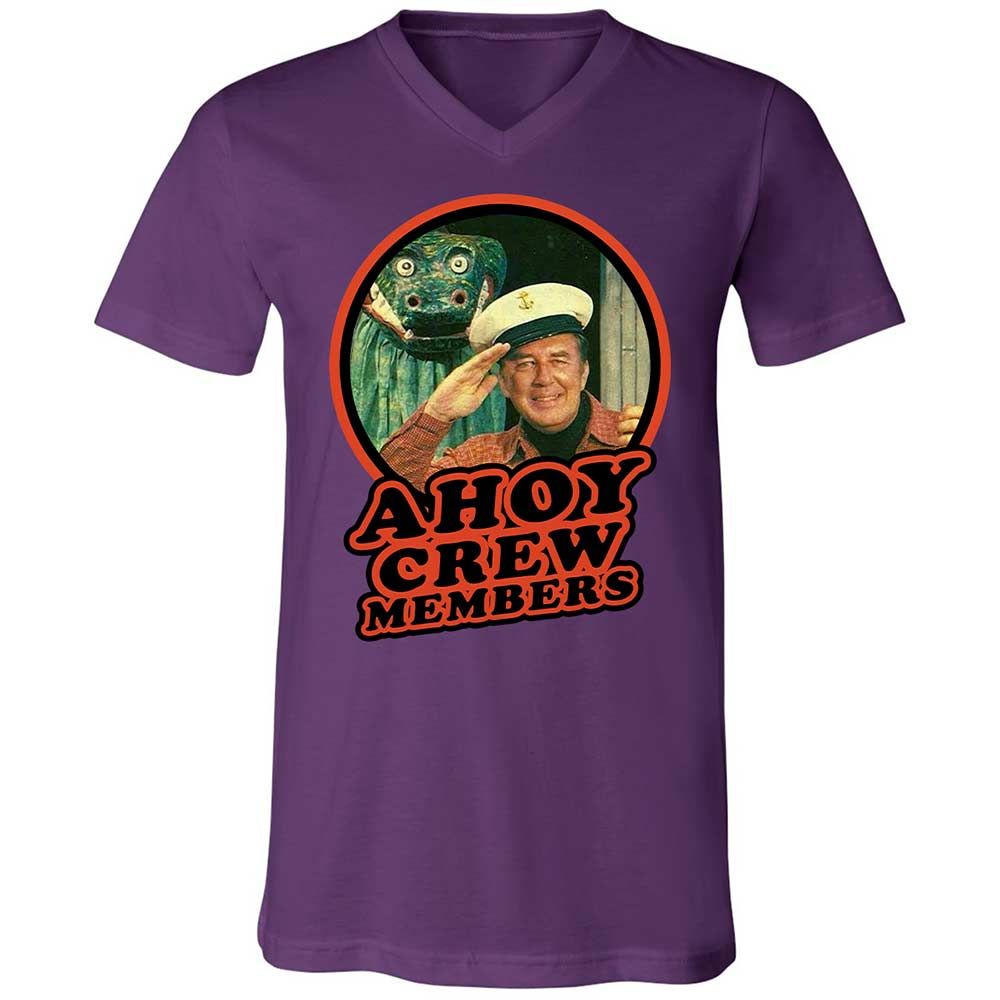 Unisex V-Neck T-Shirt - EG3N7DBD - Team Purple - 10